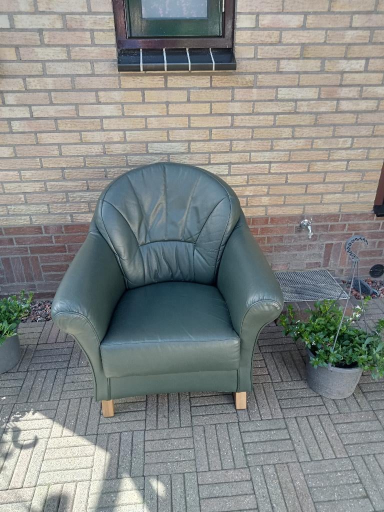 fauteuil, Ophalen, Gebruikt, Overige kleuren, Leer
