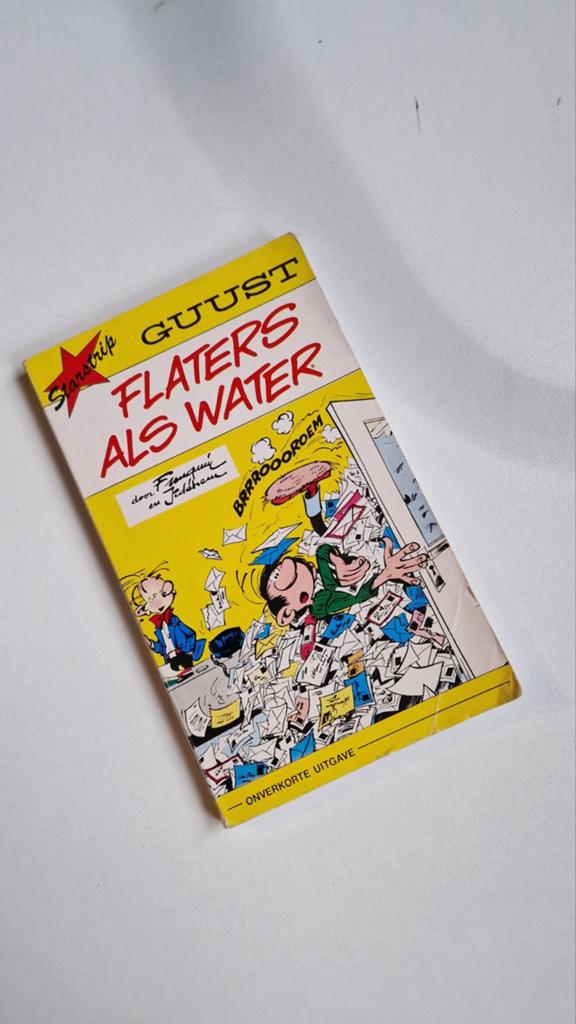 Guust Flaters als Water - Stripboek Franquin, Eén stripboek, Ophalen of Verzenden, Gelezen, Franquin
