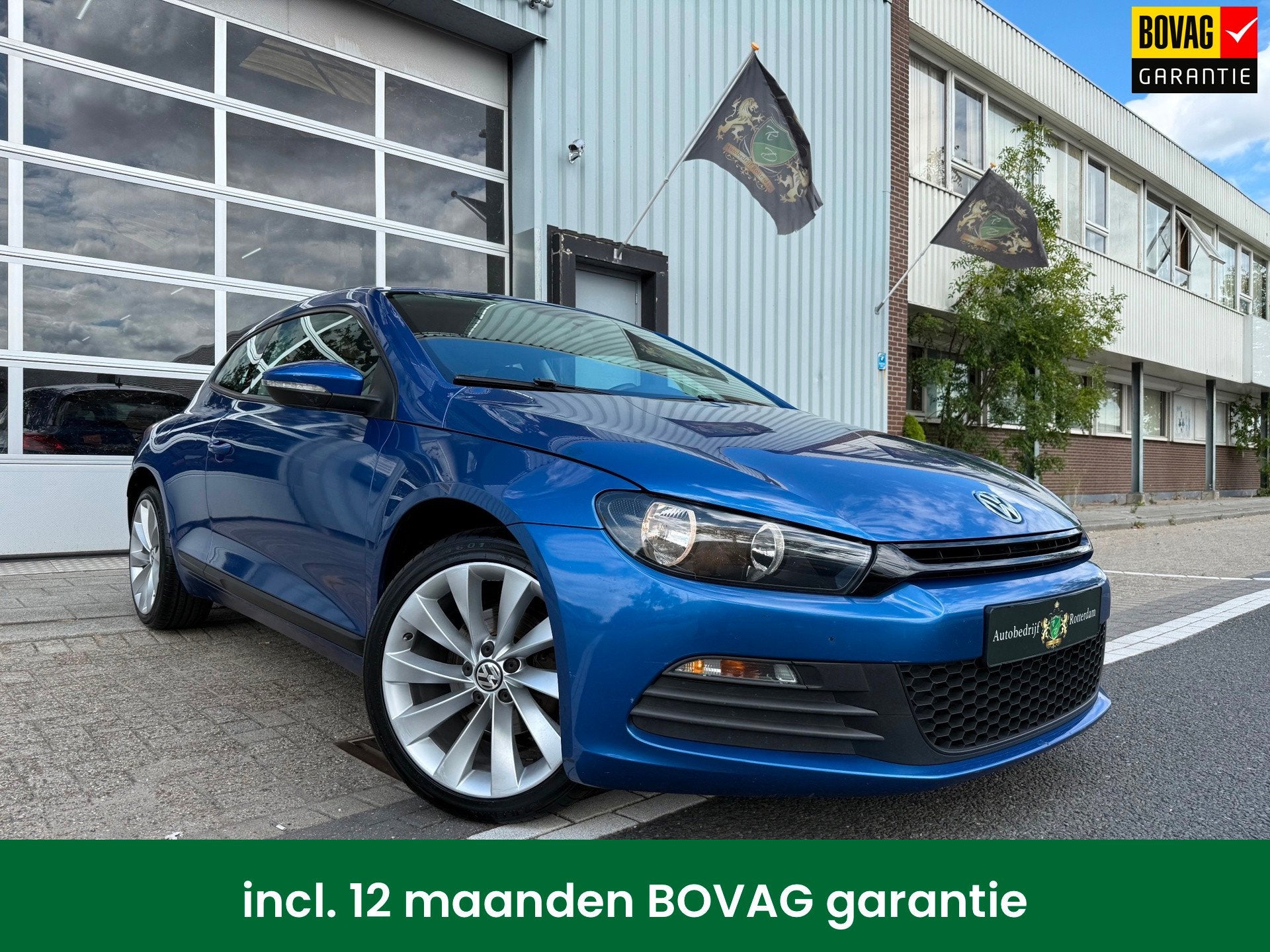 Volkswagen Scirocco 1.4 TSI Coupé 6-BAK/ECC/AIRCO/LMV-18, Auto's, Stof, Gebruikt, Zwart, 4 cilinders