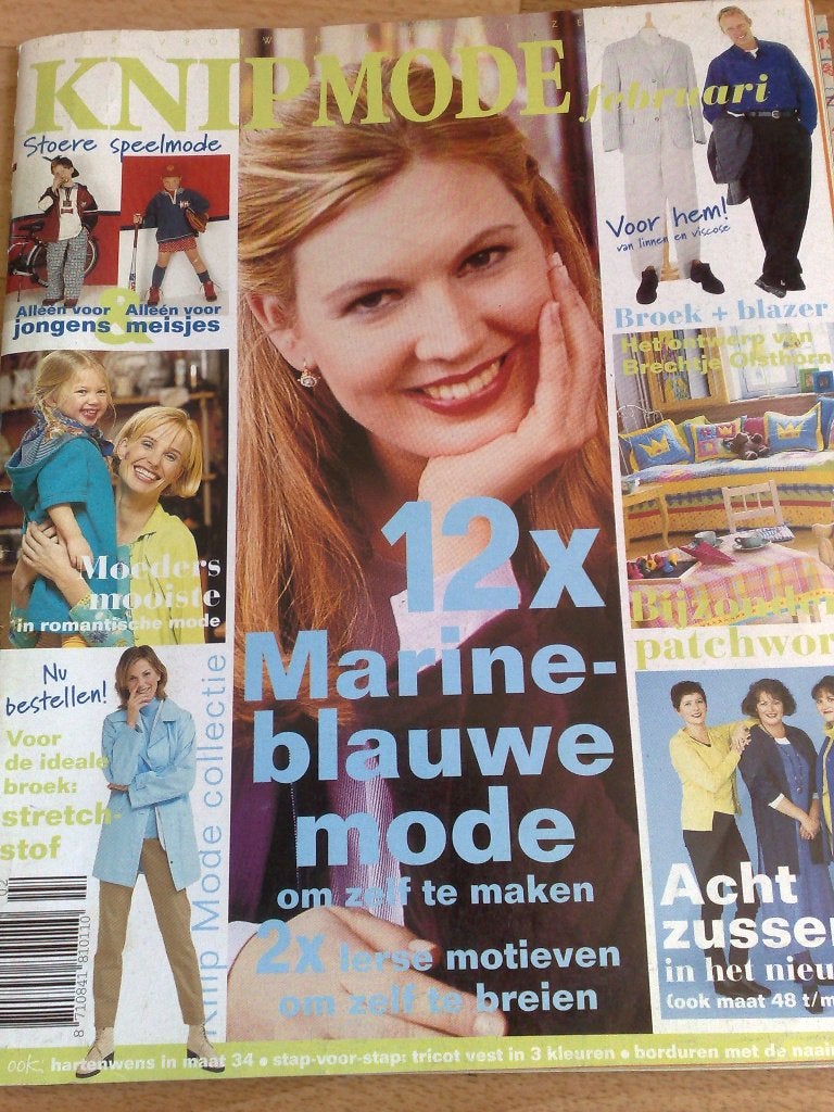 11 x Knipmode kledingpatronen uit jaargang 1997, Verzenden, Gebruikt, Vrouw, Knipmode