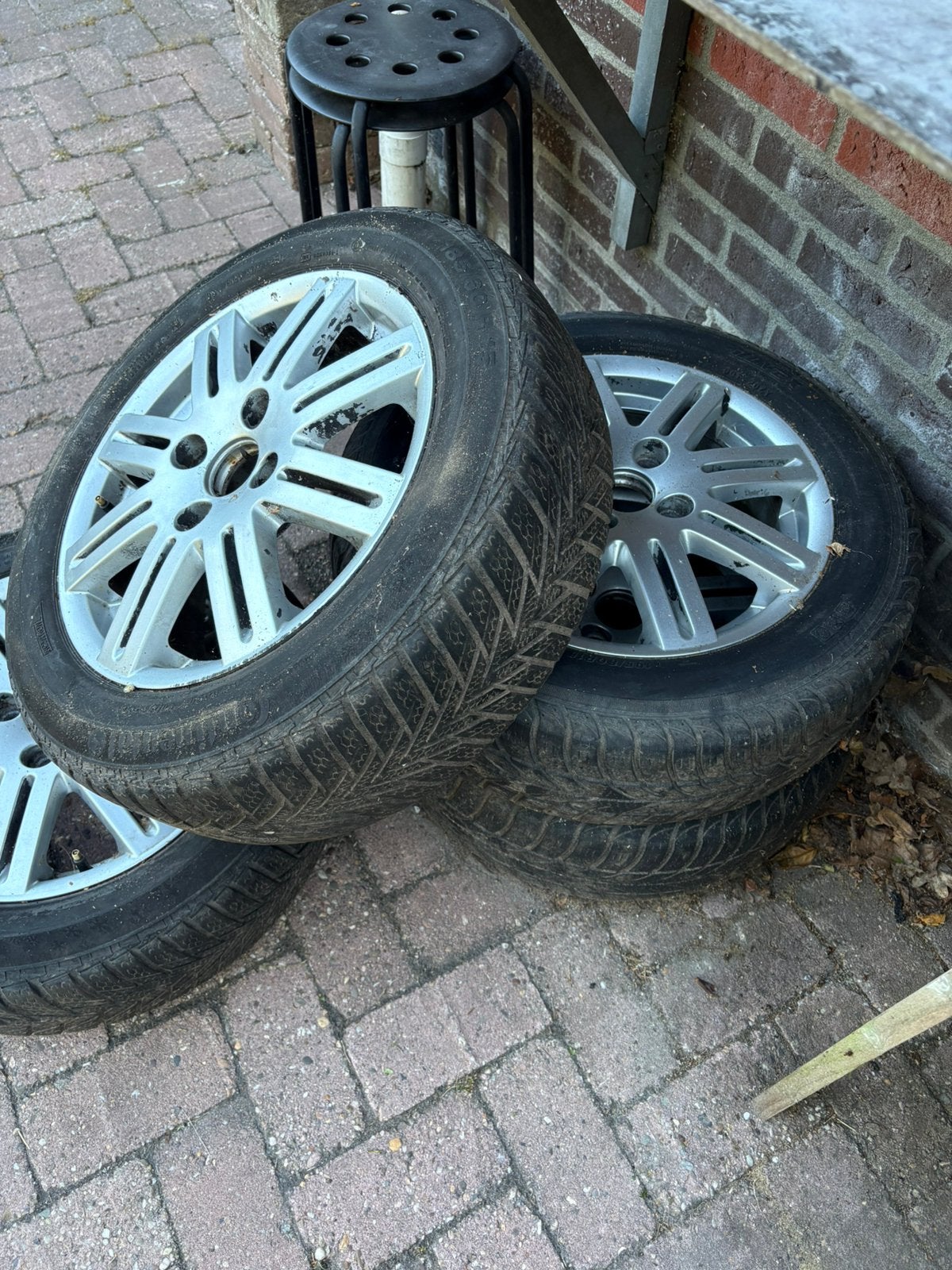 4x108 steekmaat velgen met banden 15 inch, Ophalen, 15 inch, Band(en), 195 mm