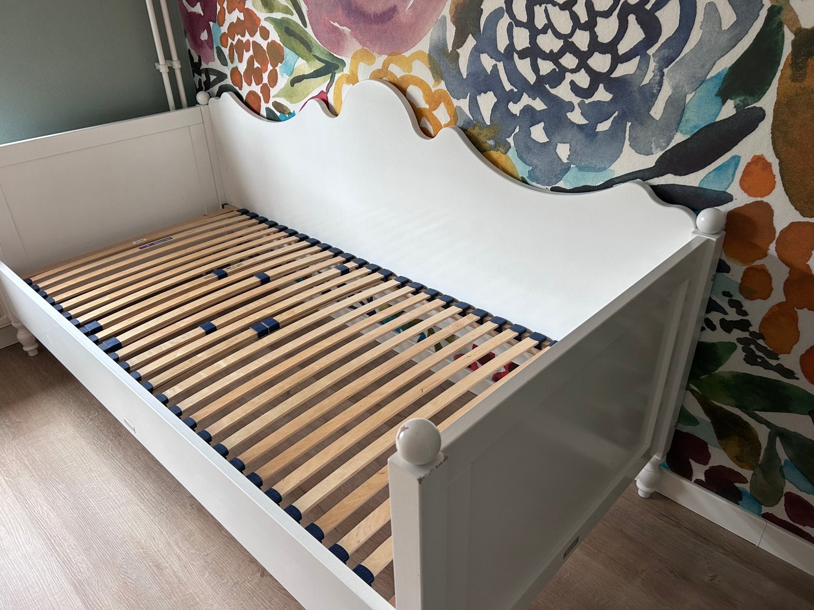 Te koop leuk bopita bed 90x200, Ophalen, 85 tot 100 cm, Gebruikt, Lattenbodem