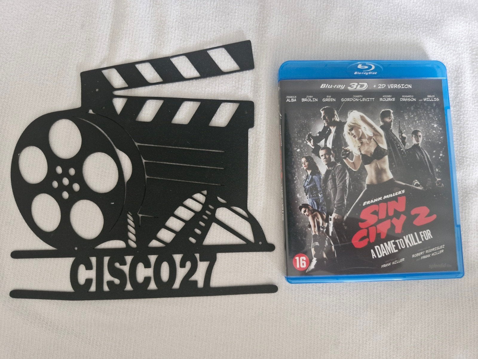 Sin City 2 A Dame to Kill for Blu-ray 3D + 2D, Ophalen of Verzenden, Zo goed als nieuw, Actie