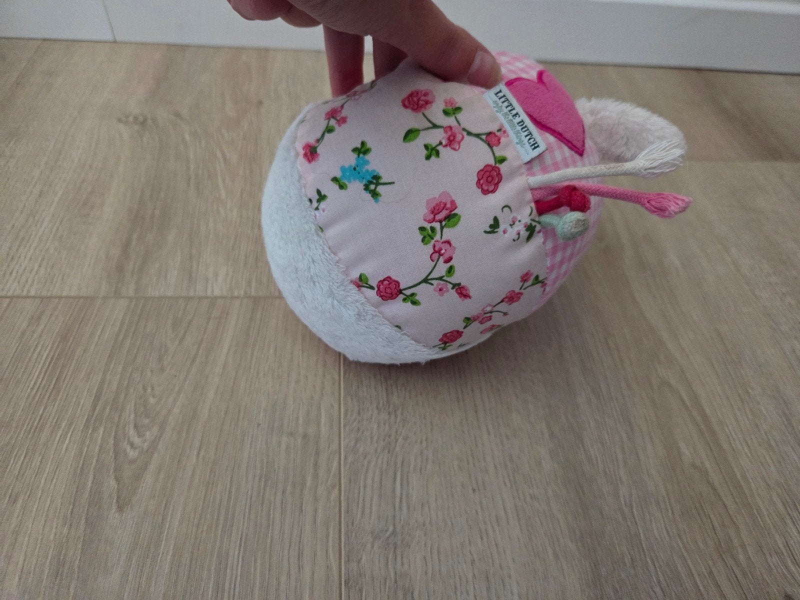 Little Dutch stoffen bal met rammelaar, Ophalen of Verzenden, Nieuw, Rammelaar, Met geluid