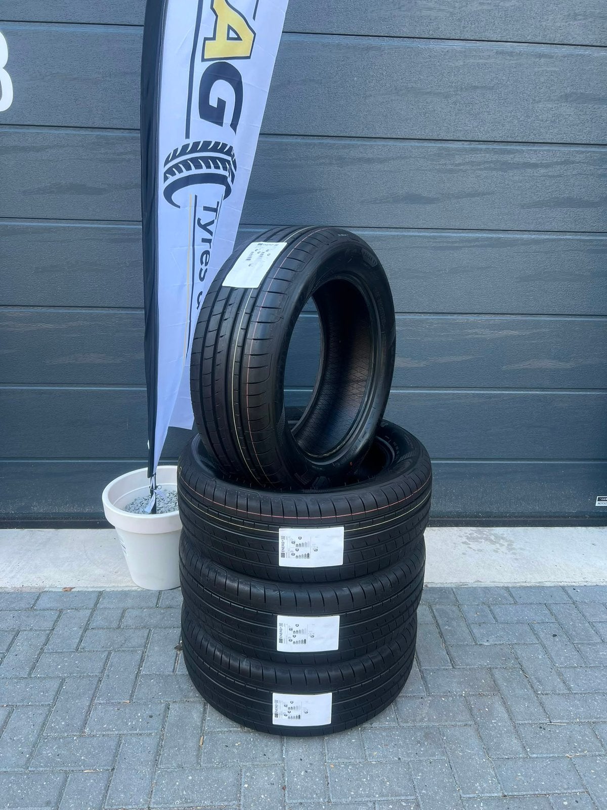 4x 235 55 R18 100V Goodyear Eagle F1 Asymmetric 5, 18 inch, Nieuw, Ophalen of Verzenden, 235 mm