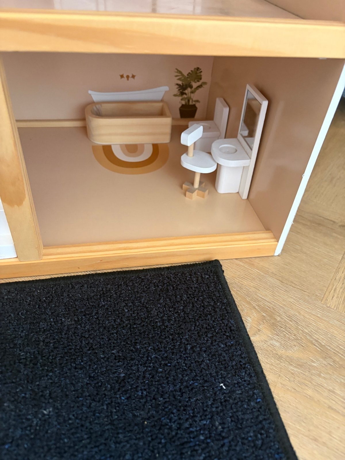 Petit Amelie Poppenhuis met Meubels, Ophalen, Zo goed als nieuw, Overige typen