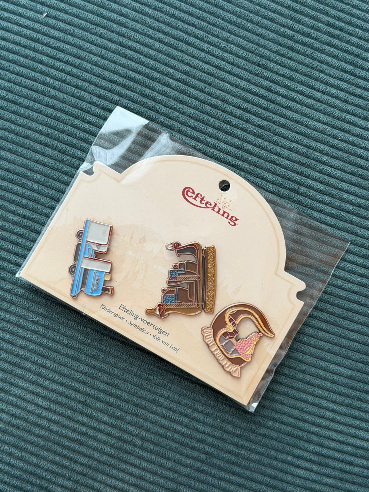 Efteling voertuigen pin - ongeopend!, Verzamelen, Verzenden, Nieuw, Button of Speldje