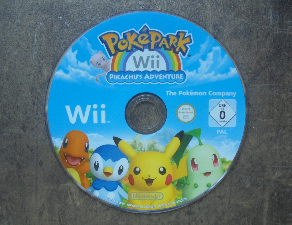 Poképark Wii Pikachu's Adventure voor Wii (zie foto's), Avontuur en Actie, Gebruikt, 1 speler, Ophalen of Verzenden