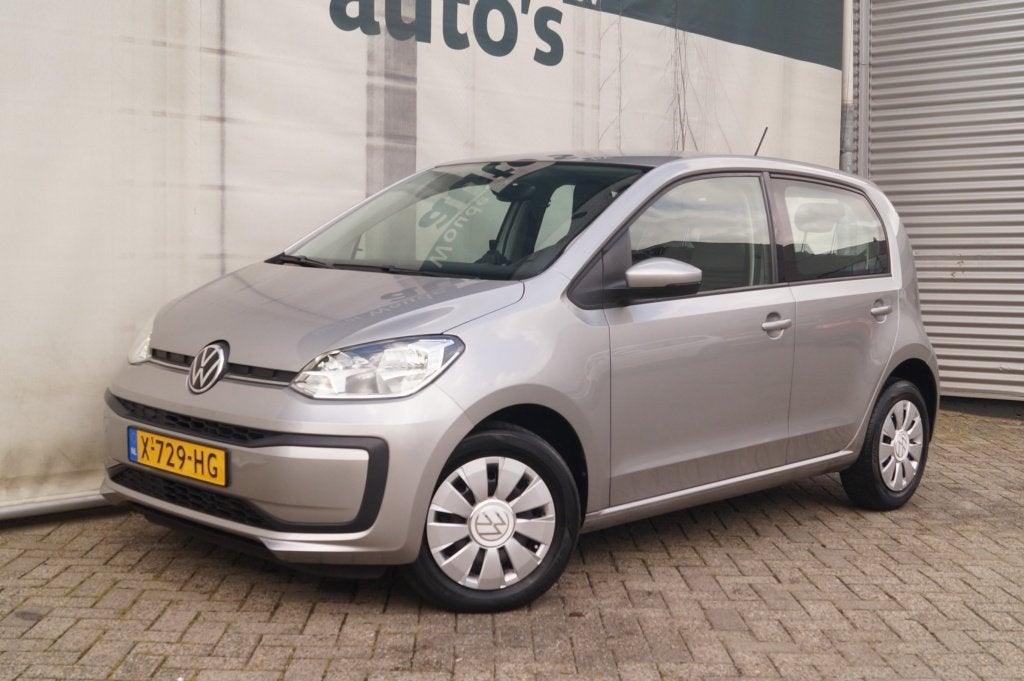 Volkswagen up! 1.0 MPI 65pk Edition 5-drs -AIRCO-DAB-, 65 pk, Stof, Gebruikt, 4 stoelen