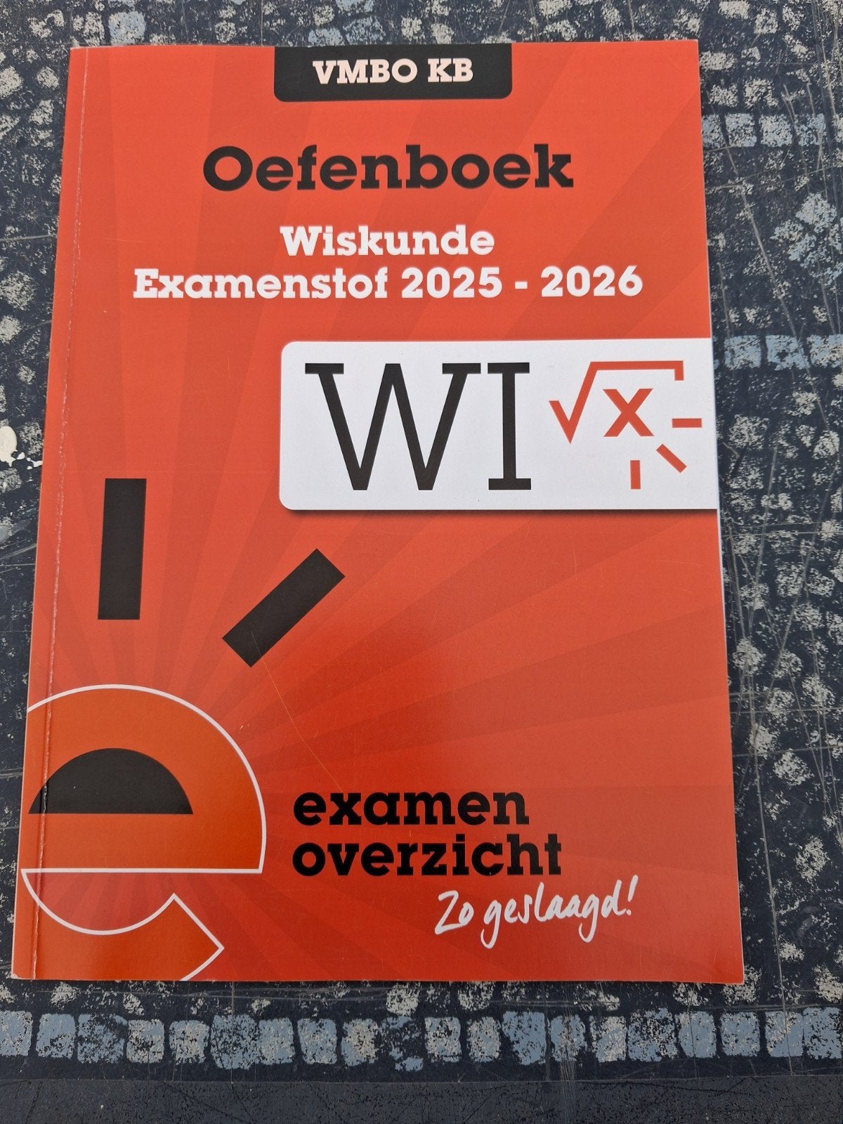 Oefenboek Wiskunde VMBO KB Examenstof 2025-2026, Boeken, Schoolboeken, Wiskunde A, Ophalen of Verzenden, Zo goed als nieuw, Onbekend