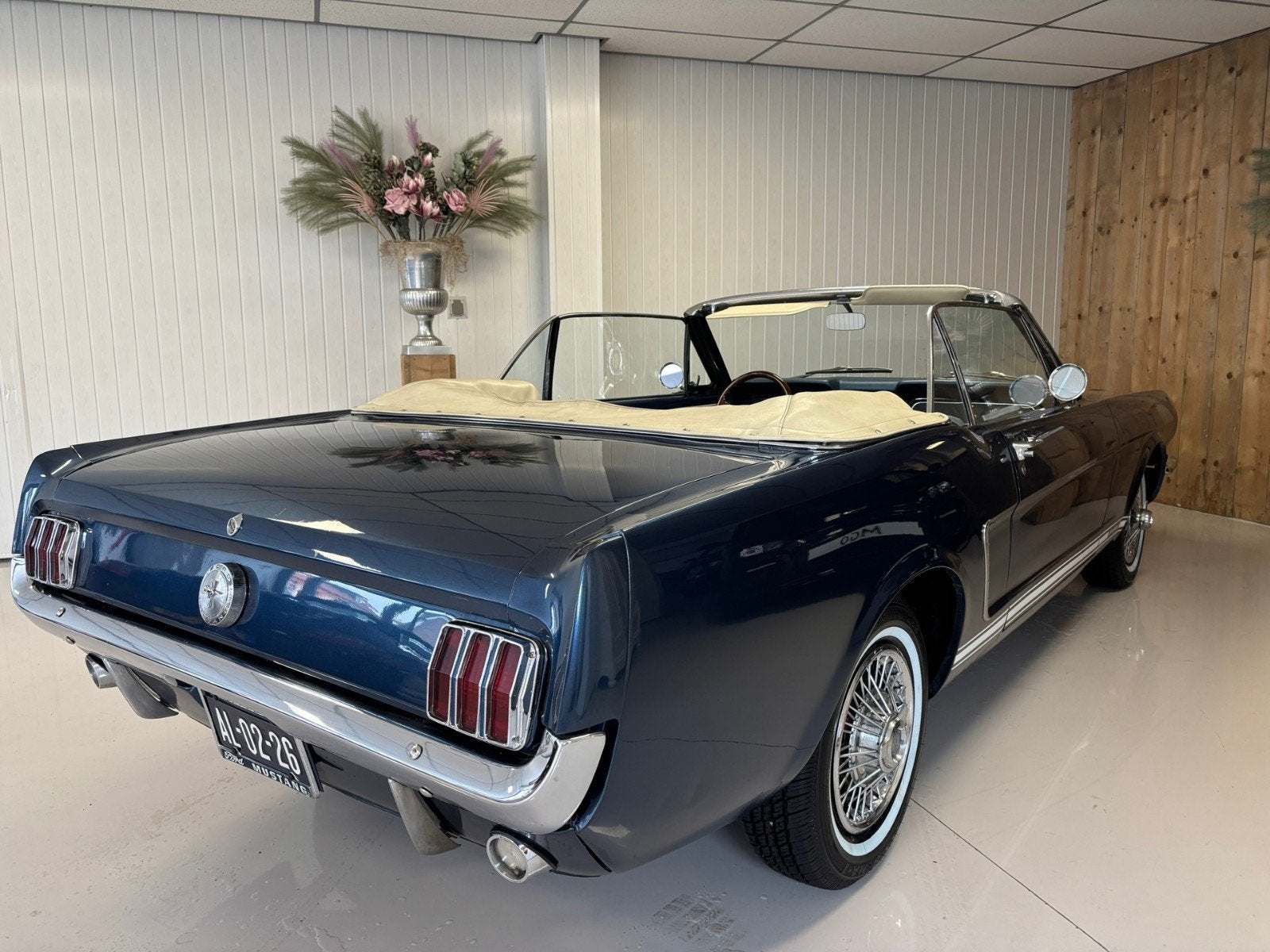 Ford Mustang cabrio trouwauto huren zonder chauffeur, Ophalen