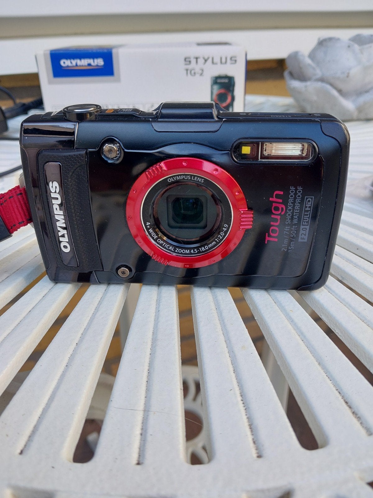Olympus Stylus TG-2 Tough Compactcamera met GPS, Audio, Tv en Foto, Fotocamera's Digitaal, Beeldstabilisatie, 12 megapixels, Ophalen of Verzenden