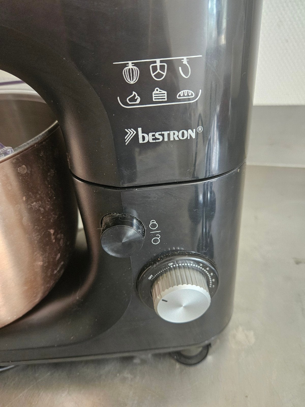 Bestron keukenmachine, 4 liter of meer, Ophalen of Verzenden, Zo goed als nieuw, 3 snelheden of meer
