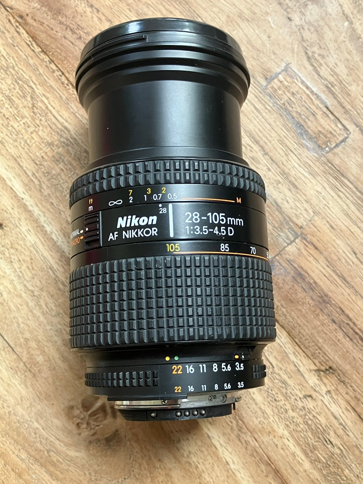 Nikon AF Nikkor 28-105mm f/3.5-4.5 D lens, Ophalen, Gebruikt, Autofocus, Nikon