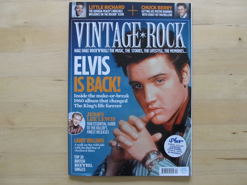 Vintage Rock #74 Elvis Champion Jack Dupree Chuck Berry Fats, Ophalen of Verzenden, 1980 tot heden, Buitenland, Tijdschrift