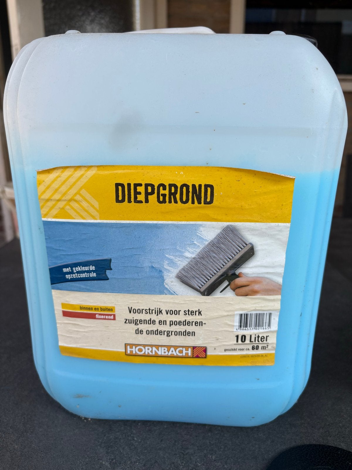 Diepgrond 10 Liter - Voorbehandeling Verf, Doe-het-zelf en Verbouw, Ophalen, Zo goed als nieuw, Overige typen