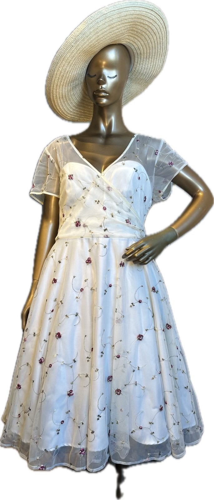 Swingdress Collectif Topvintage XXXL 46, Kleding | Dames, Ophalen of Verzenden, Zo goed als nieuw