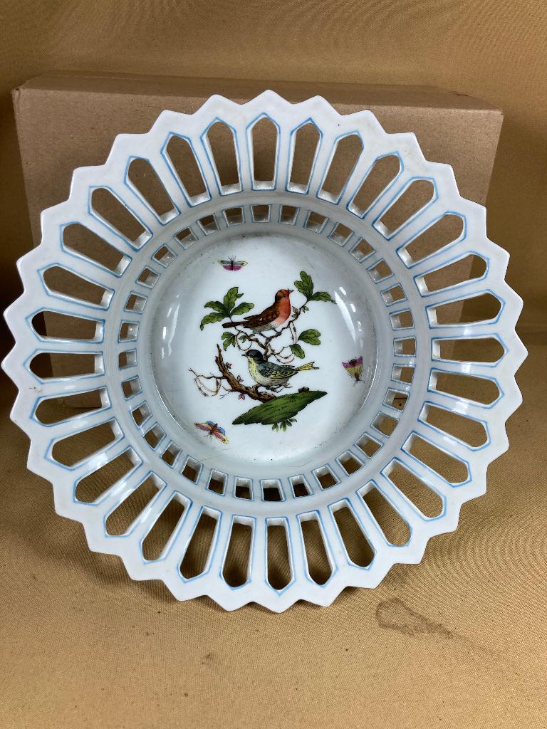 Grote Herend Rothschild mand basket, Antiek en Kunst, Ophalen of Verzenden