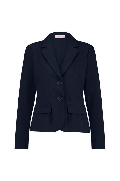 Studio anneloes bright bonded blazer L donkerblauw travel, Blauw, Maat 42/44 (L), Ophalen of Verzenden, Zo goed als nieuw