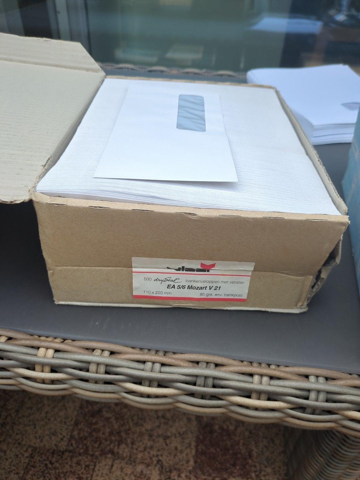 Enveloppen met en zonder venster, Ophalen of Verzenden, Envelop