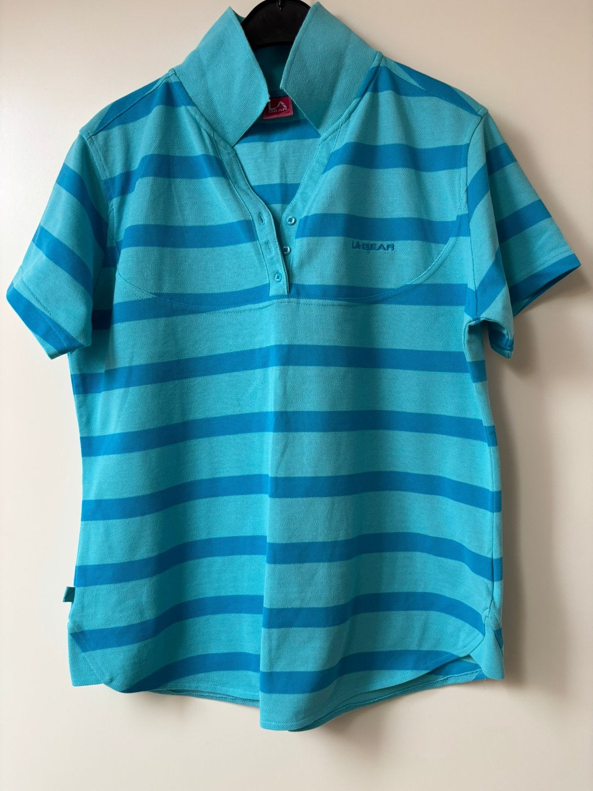 LA Gear, damespolo, maat XL - 44, nieuwstaat, Kleding | Dames, Ophalen of Verzenden, Zo goed als nieuw, Maat 42/44 (L), Korte mouw