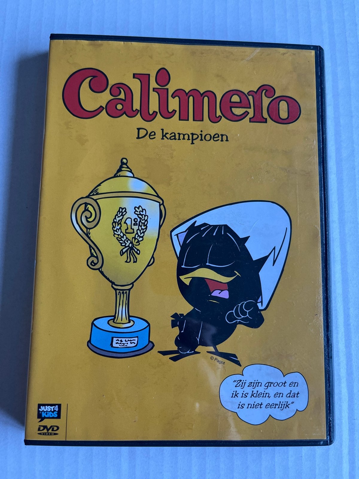 Calimero De Kampioen DVD - Kinderfilm, Cd's en Dvd's, Alle leeftijden, Ophalen of Verzenden, Gebruikt, Nederlands