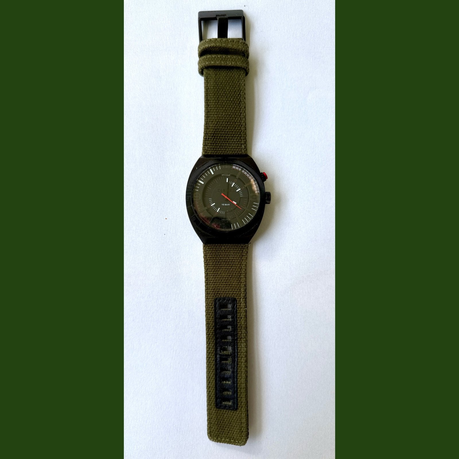 Diesel DZ1412 Horloge - Stoer en Stijlvol, Overige merken, Kunststof, Gebruikt, Polshorloge