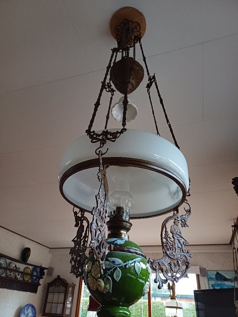 Oude lamp, Huis en Inrichting, Lampen | Hanglampen, Ophalen of Verzenden