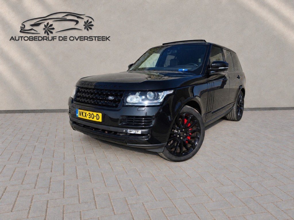 Land rover RANGE ROVER Vogue 4.4 SDV8 Black on Black, massag, Automaat, Land Rover, Huisgarantie, Met garantie (alle)
