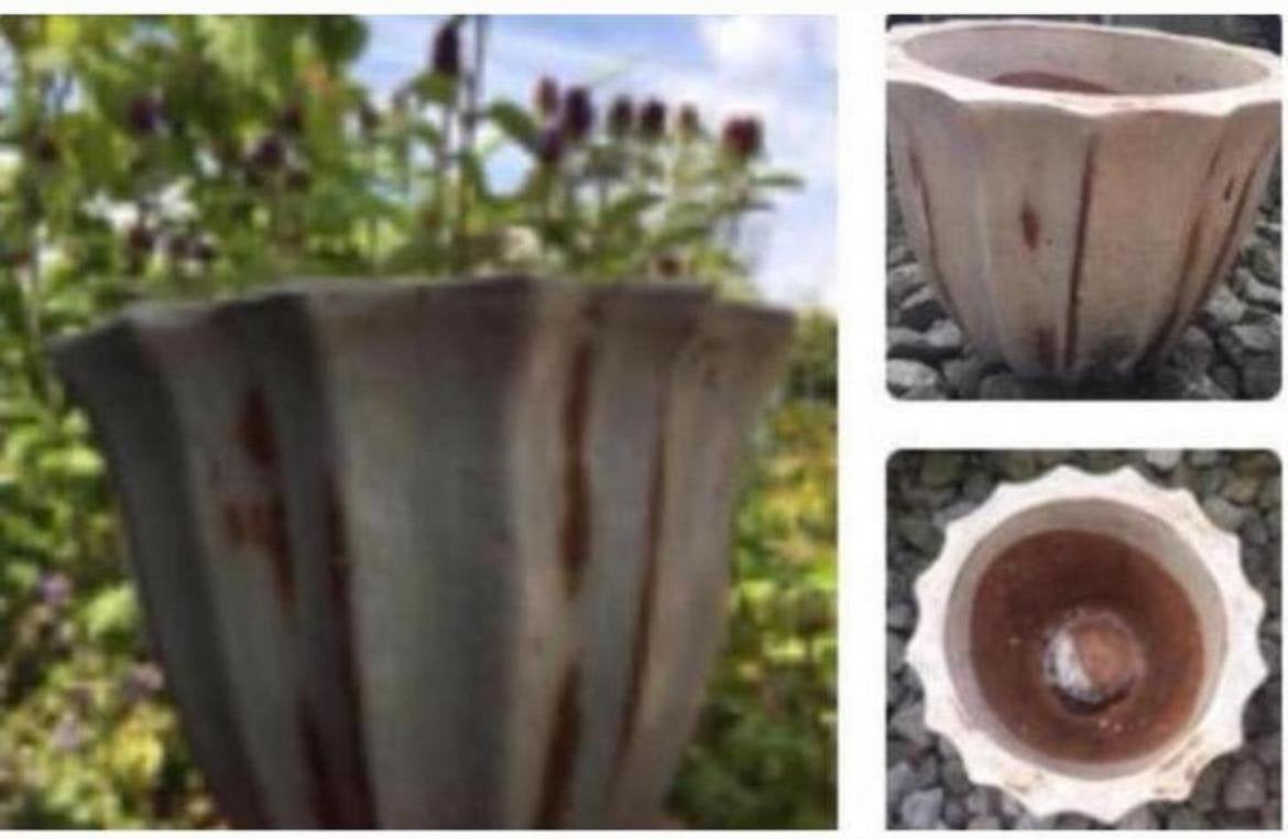 Oud Hollandse terracotta jaren’50 kwaliteit bloempotten, Tuin en Terras, Bloempotten, 25 tot 40 cm, Ophalen of Verzenden, Zo goed als nieuw