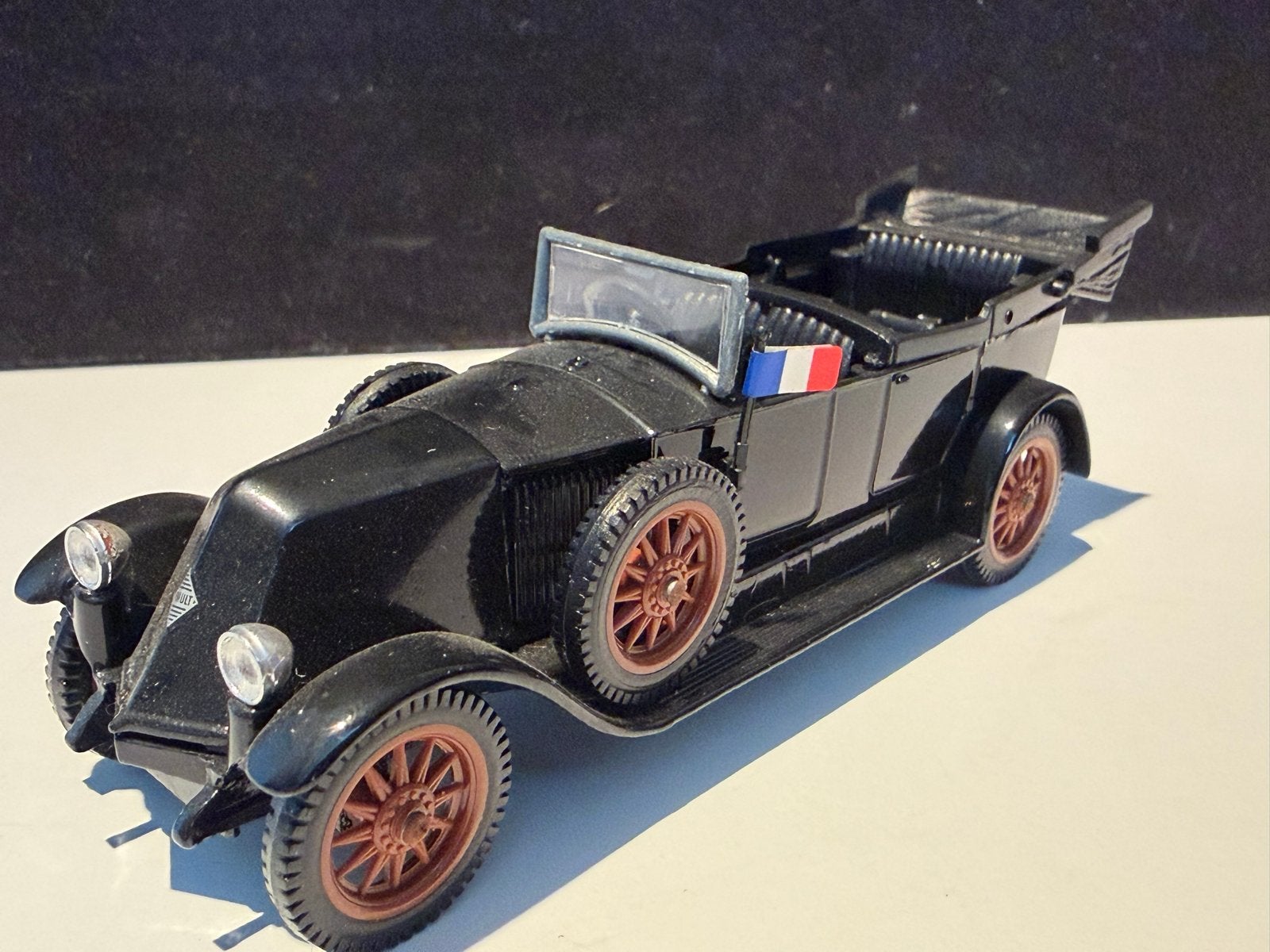 Solido Renault Type 45 - Zwart modelauto met doos, Ophalen of Verzenden, Zo goed als nieuw, Auto, Solido