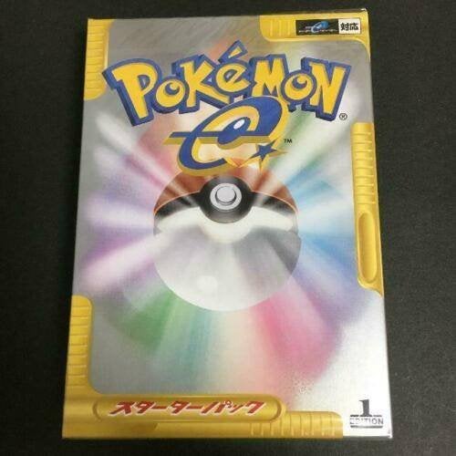 Pokemon 1st edition e card starter box jaar 2001 geseald, Ophalen of Verzenden, Zo goed als nieuw, Starterdeck, Foil