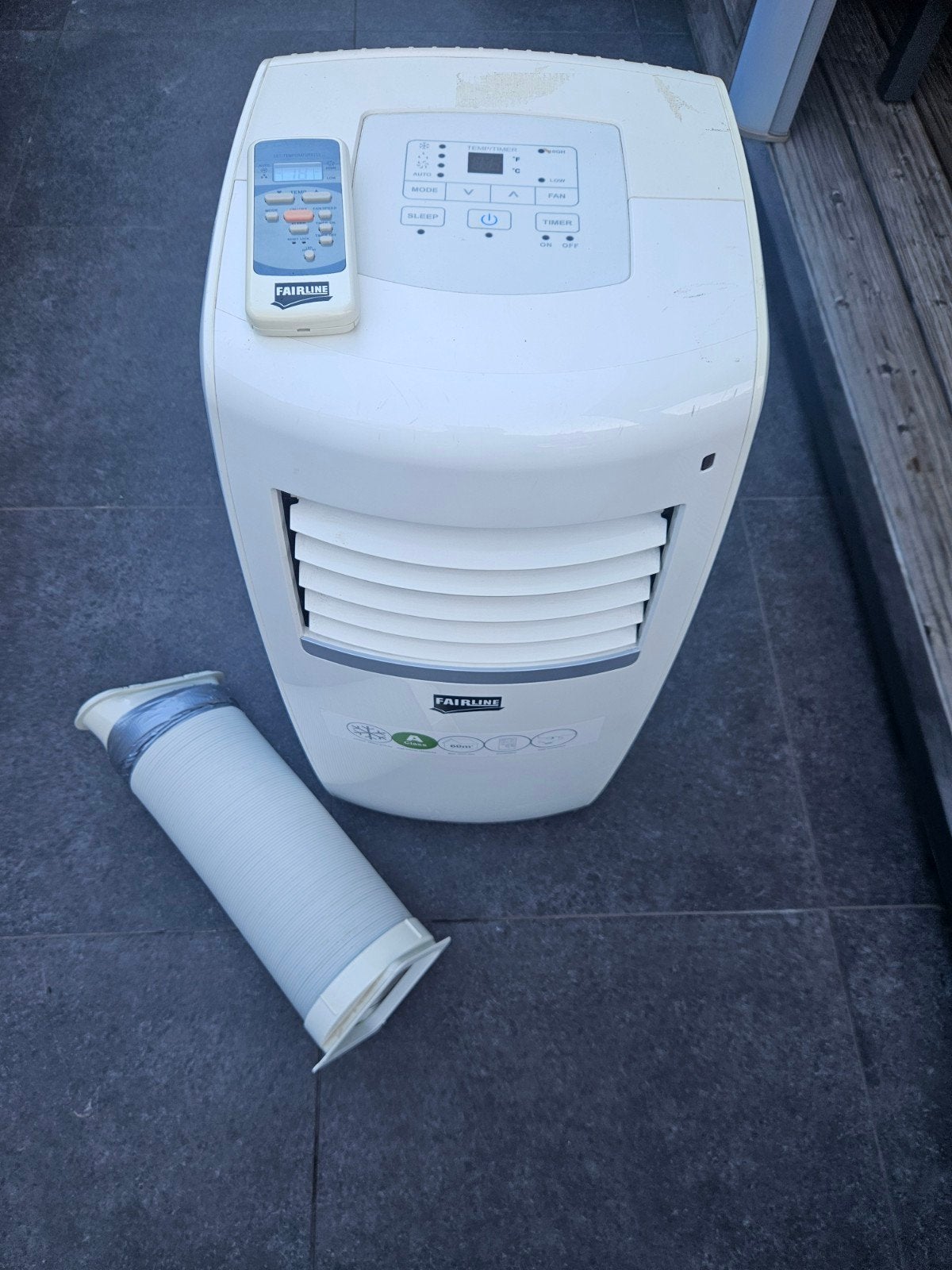 Fairline Mobiele Airco - Koelen, Ventileren, Ontvochtigen, Witgoed en Apparatuur, Ophalen, Gebruikt, Minder dan 60 m³, 3 snelheden of meer