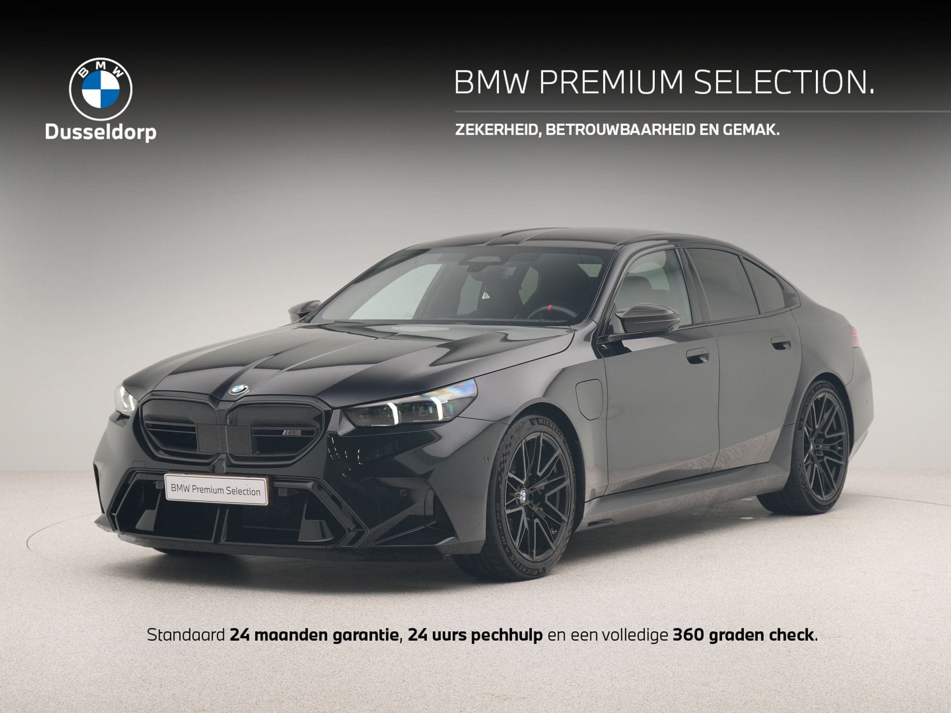 BMW M5 Sedan SoH 100% (bj 2025, automaat), Auto's, Dealer onderhouden, Gebruikt, Met garantie (alle), 4395 cc