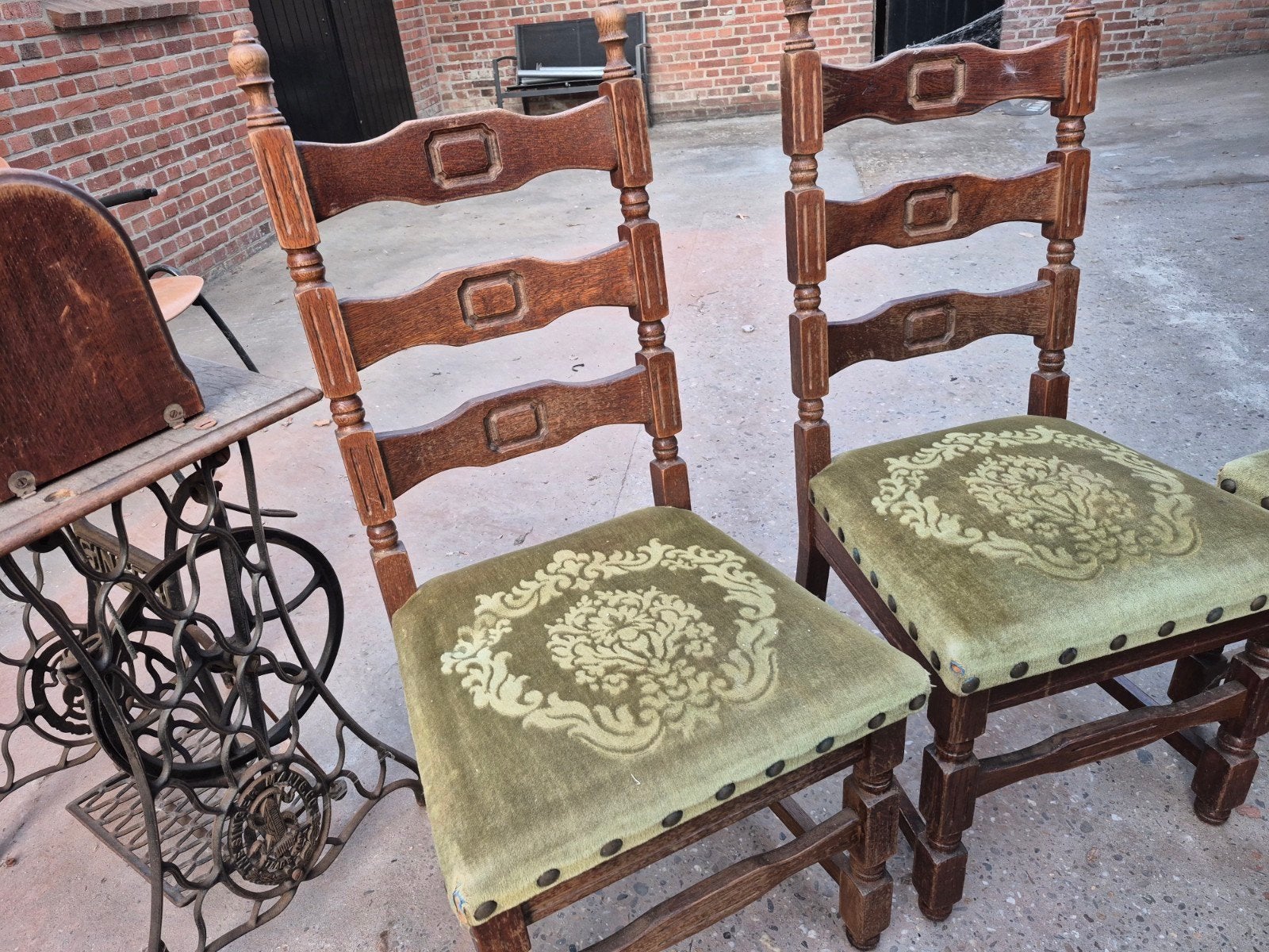 4 stoelen., Huis en Inrichting, Stoelen, Ophalen, Gebruikt, Overige kleuren