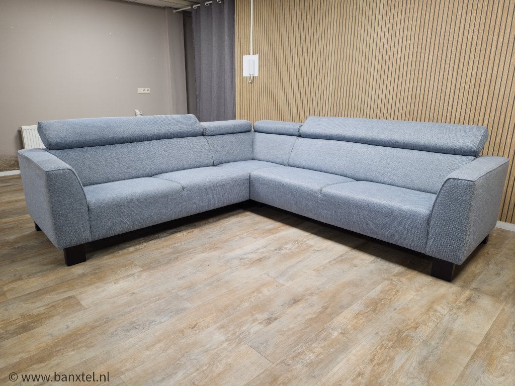Z.G.A.N Licht Aqua Gemeleerd Hoekbank - TOPCONDITIE !!!, Info@banxtel.nl, Overige maten, Hoekbank, Hoekbank