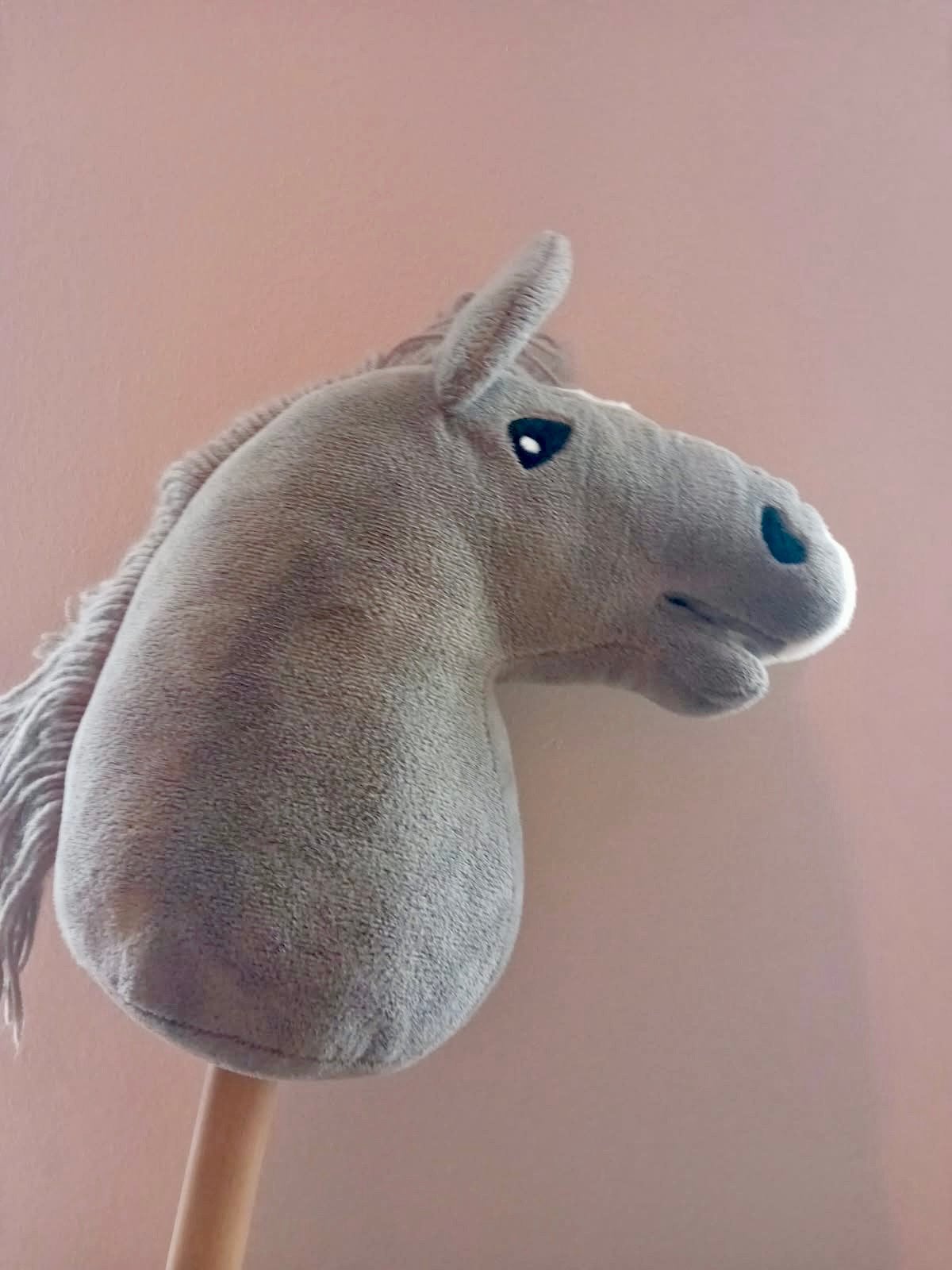 Hobbyhorse / Stokpaardje - Grijs, Ophalen of Verzenden, Gebruikt, Jongen of Meisje