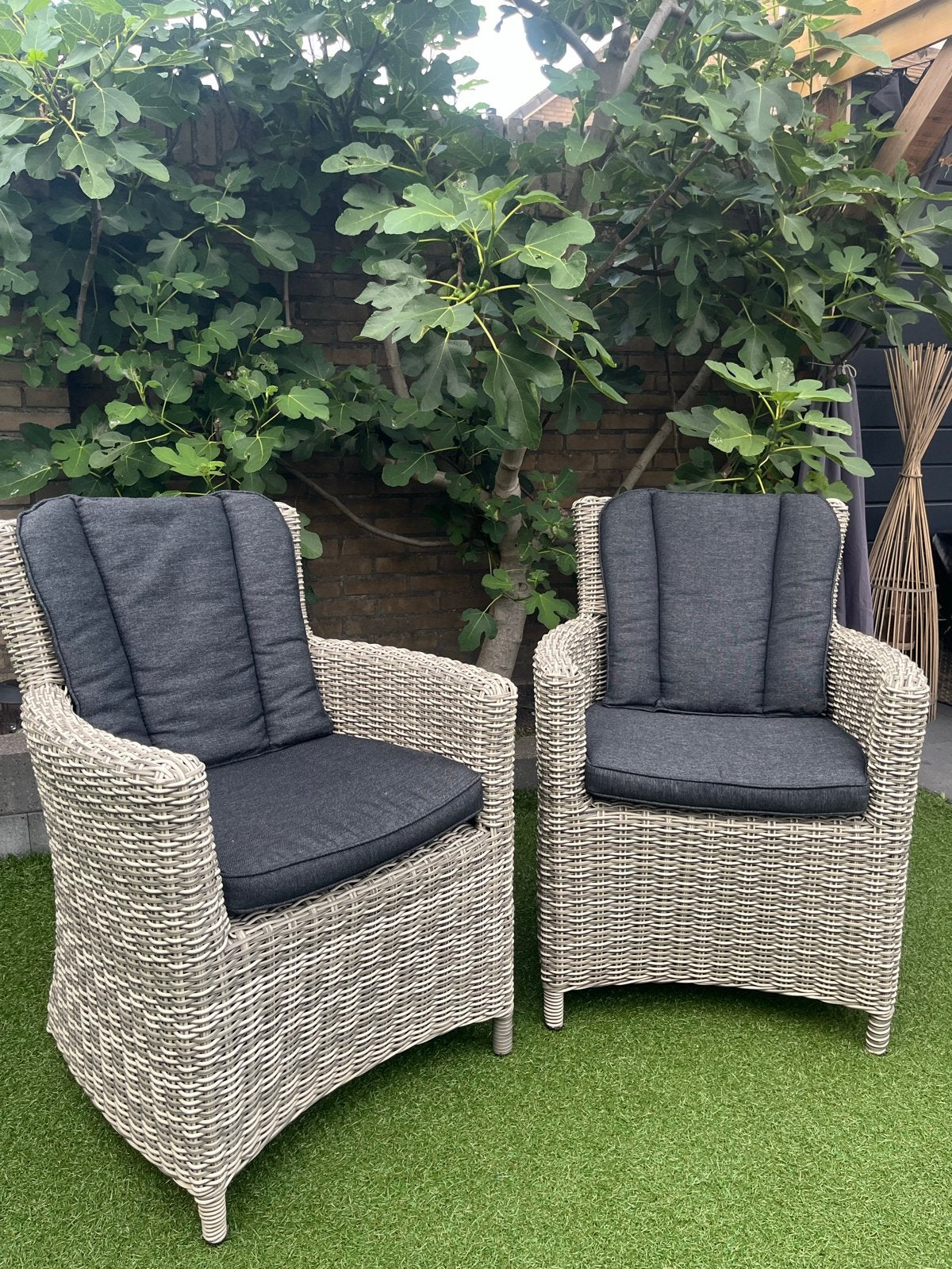 Bois le Duc Intens Wicker Tuinstoelen met Kussens, Ophalen, Zo goed als nieuw, Wicker