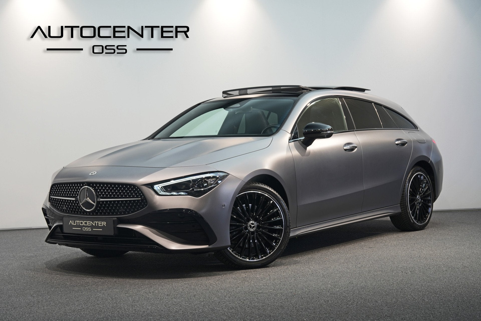 Mercedes-Benz CLA-Klasse Shooting Brake 250 e AMG | MAGNO |, Gebruikt, Zwart, 4 cilinders, Hybride Elektrisch/Benzine