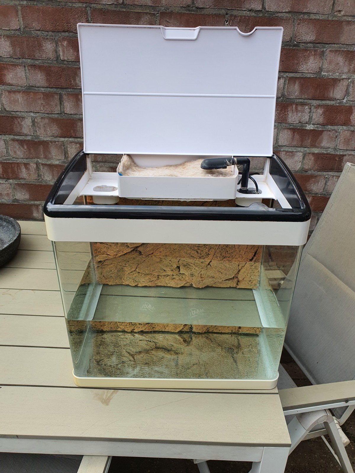 Tekoop superfish aquarium, Ophalen, Gebruikt