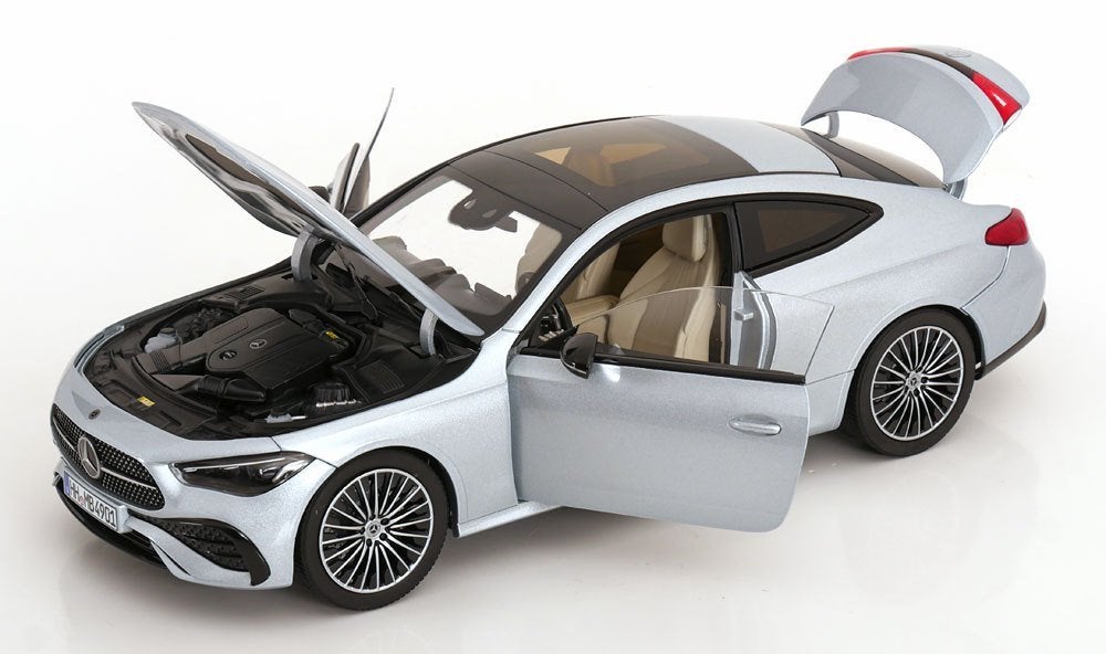 Norev 1:18 Mercedes Benz CLE Coupé 2024 Hightech Silver, -, Nieuw, Norev, Ophalen of Verzenden