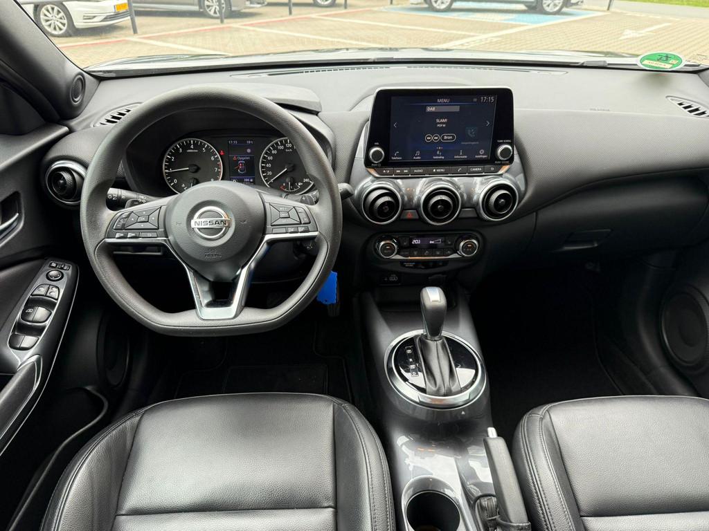 Nissan Juke 1.0 DIG-T Automaat Business Ed.*Lederen Bekledin, Auto's, Nissan, Euro 6, Zwart, Bedrijf, 3 cilinders