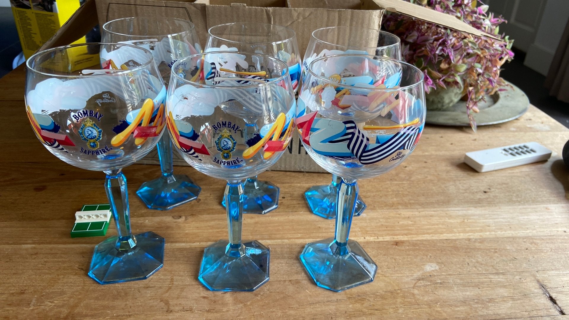 Bombay sapphire gin glazen, Ophalen, Zo goed als nieuw, Overige typen
