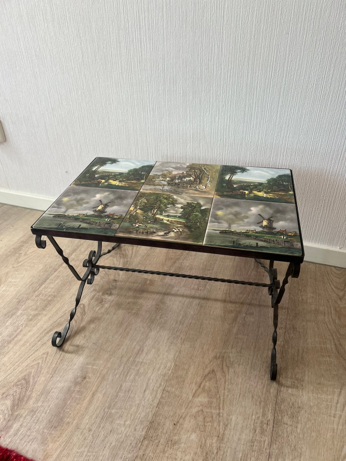 Te Koop : Hollands Bijzettafeltje Tafeltje Holland Tegels, Ophalen of Verzenden