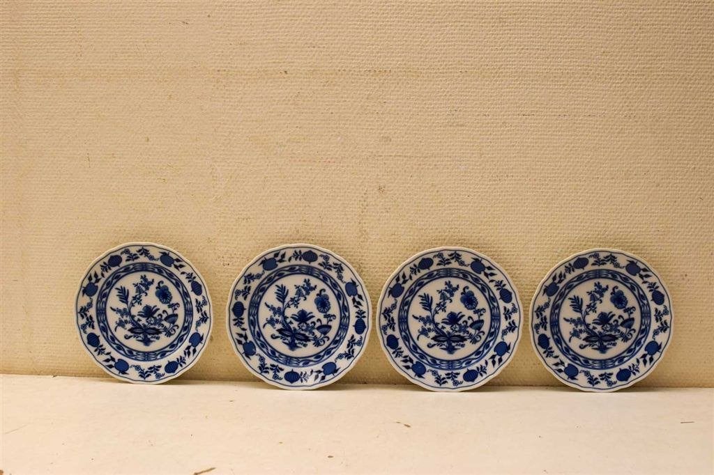 4 stuks Bavaria platte bordjes 45258, Gebruikt, Ophalen of Verzenden, Bord(en), Overige stijlen