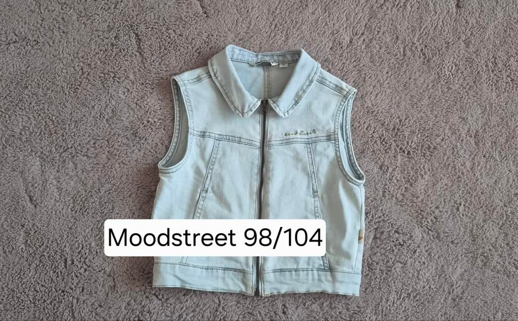 Moodstreet spijkergilet maat 98/104, Gebruikt, Meisje, Ophalen of Verzenden, Moodstreet