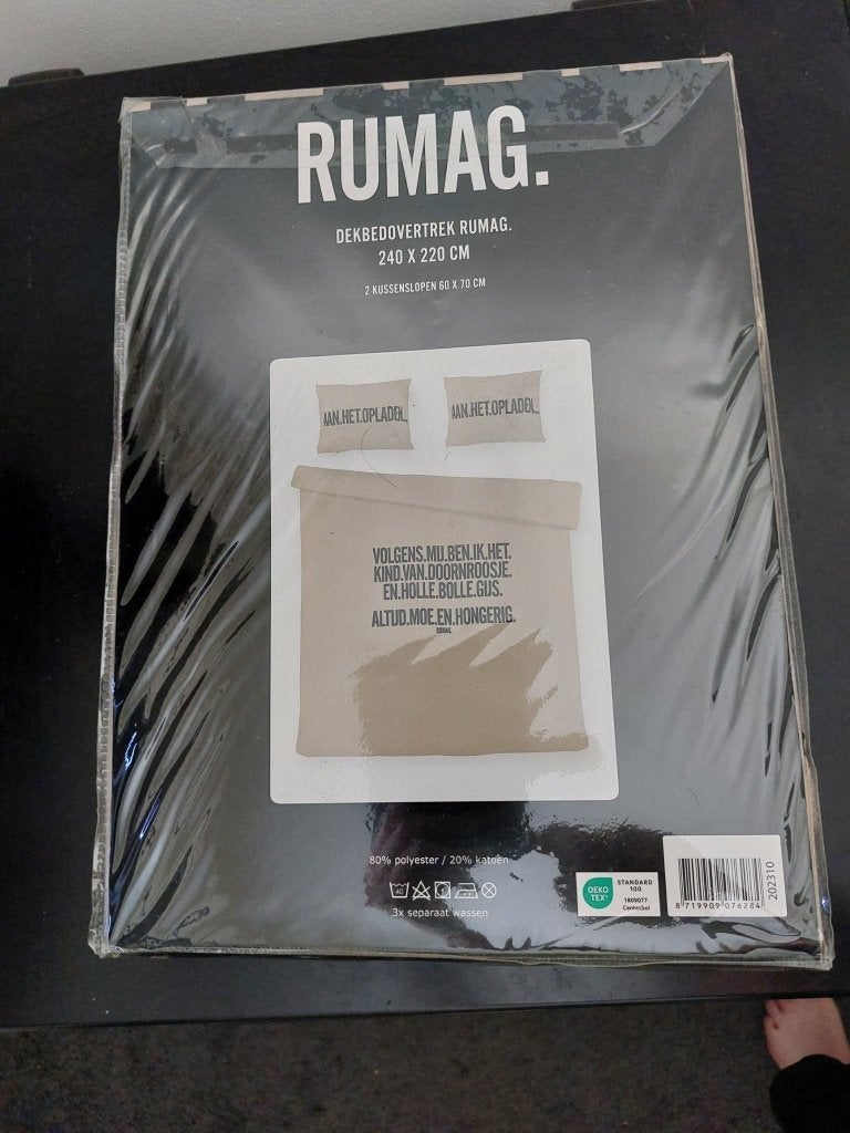 2x RUMAG Dekbedovertrek (200x220 & 240x220), Huis en Inrichting, Slaapkamer | Beddengoed, Meerkleurig, Dekbedovertrek, Ophalen of Verzenden