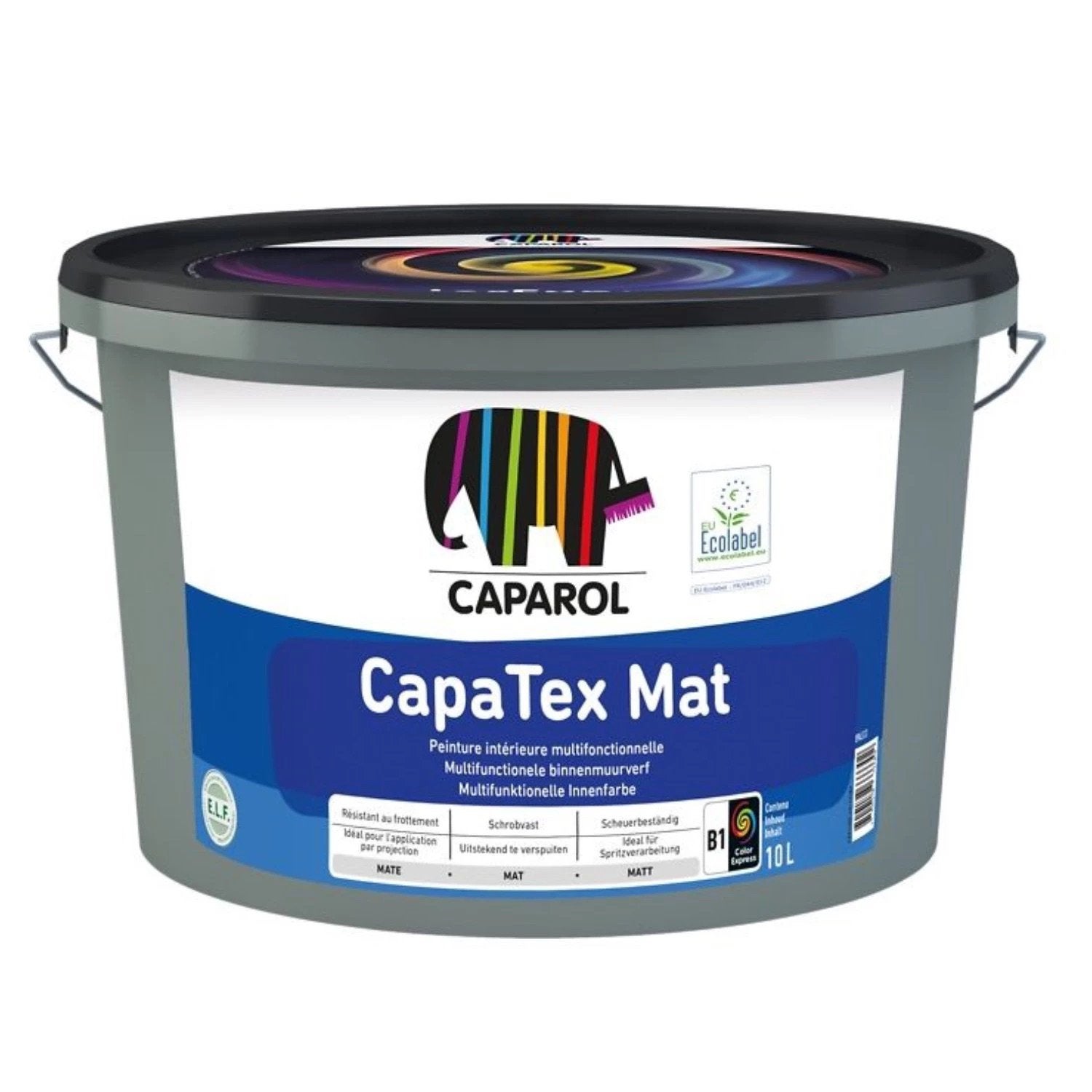 Caparol capatex mat 3x 10 liter wit . 60 euro per stuk, Ophalen, Wit, Nieuw, Verf