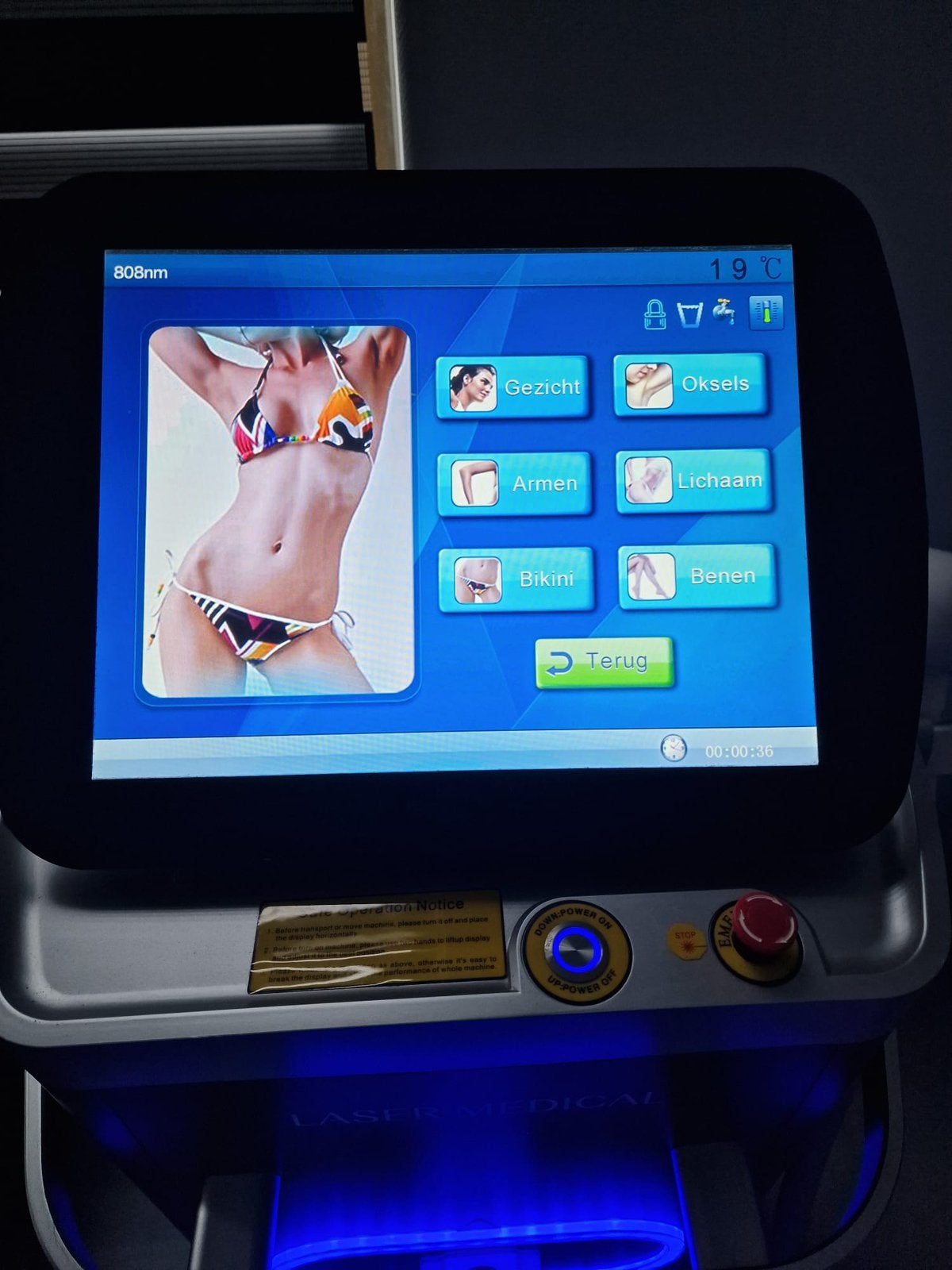 Diode ice laser, Ophalen, Zo goed als nieuw