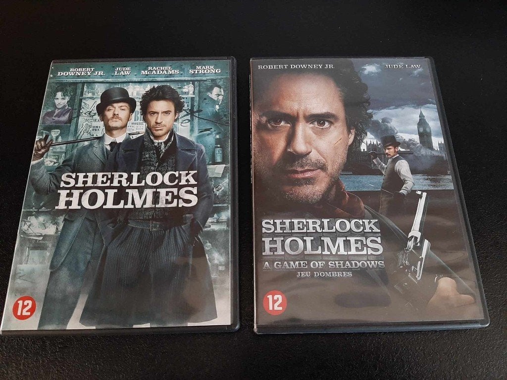 Sherlock Holmes 1 en 2, Robert Downey jr, Jude Law!, Vanaf 12 jaar, Ophalen of Verzenden, Gebruikt